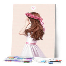 Cargar imagen en el visor de la galería, Diamond Painting - Perfil de una Niña