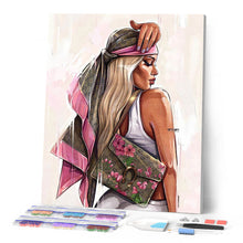 Cargar imagen en el visor de la galería, Diamond Painting - Perfil de una Mujer