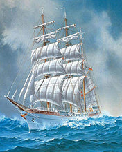 Cargar imagen en el visor de la galería, Diamond Painting - Gran velero en el mar