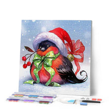Cargar imagen en el visor de la galería, Punto De Cruz Diamante - Punto De Cruz Diamante - Pájaro De La Navidad - Figuredart - Mascotas Navidad Punto De Cruz Diamante Animales