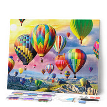 Cargar imagen en el visor de la galería, Diamond Painting - Vista de globos aerostáticos