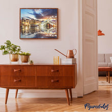 Cargar imagen en el visor de la galería, Diamond Painting - Reflejo de la ciudad en el río