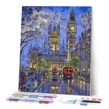 Cargar imagen en el visor de la galería, Diamond Painting - Londres por la noche