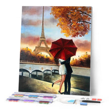 Cargar imagen en el visor de la galería, Diamond Painting - Pareja romántica en París