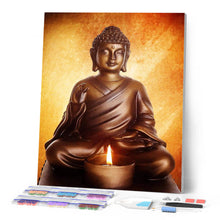 Cargar imagen en el visor de la galería, Diamond Painting - Buda y vela