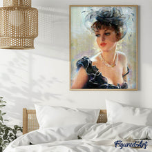 Cargar imagen en el visor de la galería, Diamond Painting - Elegancia en Negro