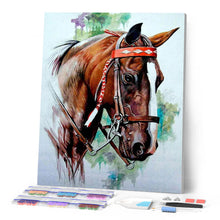 Cargar imagen en el visor de la galería, Diamond Painting - Retrato de un caballo