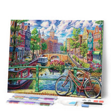 Cargar imagen en el visor de la galería, Diamond Painting - En bici por la ciudad