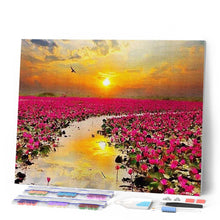 Cargar imagen en el visor de la galería, Punto De Cruz Diamante - Punto De Cruz Diamante - Lirios De Agua - Figuredart - Paisajes Punto De Cruz Diamante Paisajes