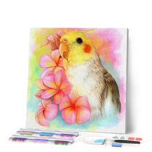 Cargar imagen en el visor de la galería, Punto De Cruz Diamante - Punto De Cruz Diamante - Pájaro Amarillo Y Flores - Figuredart - Flores Mascotas Punto De Cruz Diamante Animales