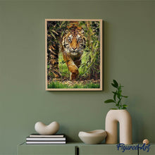 Cargar imagen en el visor de la galería, Punto De Cruz Diamante - Punto De Cruz Diamante - Caza Del León - Figuredart - Leones Mascotas Punto De Cruz Diamante Animales