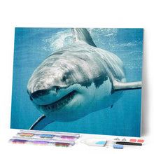 Cargar imagen en el visor de la galería, Punto De Cruz Diamante - Punto De Cruz Diamante - Tiburón - Figuredart - Mascotas Punto De Cruz Diamante Animales