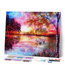 Cargar imagen en el visor de la galería, Punto De Cruz Diamante - Punto De Cruz Diamante - Relajante Lago - Figuredart - Paisajes Punto De Cruz Diamante Paisajes