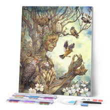 Cargar imagen en el visor de la galería, Punto De Cruz Diamante - Punto De Cruz Diamante - El Árbol De La Mujer - Figuredart - Mascotas Punto De Cruz Diamante Animales Árboles