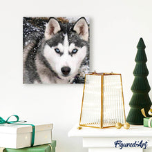 Cargar imagen en el visor de la galería, Punto De Cruz Diamante - Punto De Cruz Diamante - Cara Del Lobo - Figuredart - Conejos Lobos Mascotas Punto De Cruz Diamante Animales