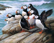 Cargar imagen en el visor de la galería, Punto De Cruz Diamante - Punto De Cruz Diamante - Aves En El Mar - Figuredart - Mascotas Punto De Cruz Diamante Animales Pájaros