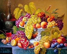 Cargar imagen en el visor de la galería, Punto De Cruz Diamante - Punto De Cruz Diamante - Cesta De Frutas - Figuredart - Flores Punto De Cruz Diamante Flores