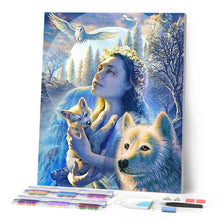 Cargar imagen en el visor de la galería, Punto De Cruz Diamante - Punto De Cruz Diamante - Princesa De Animales - Figuredart - Mascotas Punto De Cruz Diamante Animales
