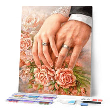 Cargar imagen en el visor de la galería, Punto De Cruz Diamante - Punto De Cruz Diamante - El Matrimonio Por La Vida - Figuredart - Punto De Cruz Diamante Romanticismo Romántico