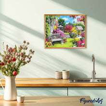 Cargar imagen en el visor de la galería, Punto De Cruz Diamante - Punto De Cruz Diamante - Niza Jardín - Figuredart - Paisajes Punto De Cruz Diamante Paisajes