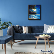 Cargar imagen en el visor de la galería, Punto De Cruz Diamante - Punto De Cruz Diamante - Playa De La Luna - Figuredart - Punto De Cruz Diamante Romanticismo Romántico