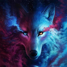 Cargar imagen en el visor de la galería, Punto De Cruz Diamante - Punto De Cruz Diamante - Color De Los Ojos Del Lobo - Figuredart - Conejos Lobos Mascotas Punto De Cruz Diamante