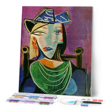 Cargar imagen en el visor de la galería, Punto De Cruz Diamante - Punto De Cruz Diamante - Picasso - Figuredart - Obras De Arte Picasso Punto De Cruz Diamante Reproducción De Obras
