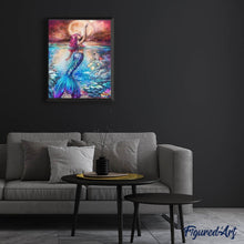 Cargar imagen en el visor de la galería, Punto De Cruz Diamante - Punto De Cruz Diamante - Sirena En El Mar - Figuredart - Punto De Cruz Diamante Romanticismo Romántico