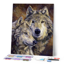 Cargar imagen en el visor de la galería, Punto De Cruz Diamante - Punto De Cruz Diamante - Lobos Caras - Figuredart - Conejos Lobos Mascotas Punto De Cruz Diamante Animales