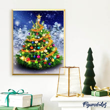 Cargar imagen en el visor de la galería, Punto De Cruz Diamante - Punto De Cruz Diamante - Árbol De Navidad Grande - Figuredart - Navidad Punto De Cruz Diamante Religión
