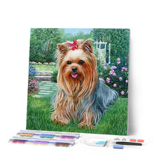 Cargar imagen en el visor de la galería, Punto De Cruz Diamante - Punto De Cruz Diamante - Perro Bichón Maltés - Figuredart - Mascotas Perros Punto De Cruz Diamante Animales