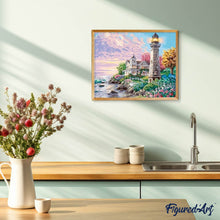 Cargar imagen en el visor de la galería, Punto De Cruz Diamante - Punto De Cruz Diamante - Pequeño Faro - Figuredart - Paisajes Punto De Cruz Diamante Paisajes