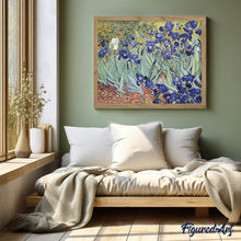 Cargar imagen en el visor de la galería, Punto De Cruz Diamante - Punto De Cruz Diamante - Van Gogh Flores - Figuredart - Flores Obras De Arte Punto De Cruz Diamante Reproducción