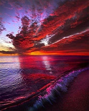 Cargar imagen en el visor de la galería, Punto De Cruz Diamante - Punto De Cruz Diamante - Cielo Rojo - Figuredart - Paisajes Punto De Cruz Diamante Paisajes