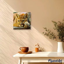 Cargar imagen en el visor de la galería, Punto De Cruz Diamante - Punto De Cruz Diamante - Leona - Figuredart - Leones Mascotas Punto De Cruz Diamante Animales