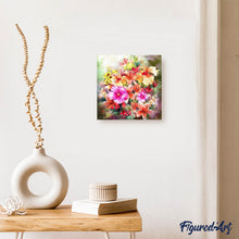 Cargar imagen en el visor de la galería, Punto De Cruz Diamante - Punto De Cruz Diamante - Color De Las Flores - Figuredart - Flores Punto De Cruz Diamante Flores