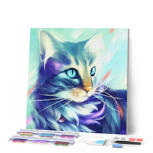 Cargar imagen en el visor de la galería, Punto De Cruz Diamante - Punto De Cruz Diamante - Diseño Del Gato - Figuredart - Gatos Mascotas Punto De Cruz Diamante Animales