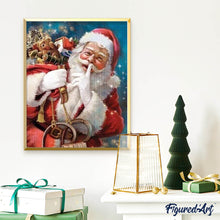 Cargar imagen en el visor de la galería, Punto De Cruz Diamante - Punto De Cruz Diamante - Santa Secreto - Figuredart - Navidad Punto De Cruz Diamante Religión