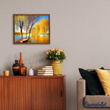 Cargar imagen en el visor de la galería, Punto De Cruz Diamante - Punto De Cruz Diamante - Barco En Un Estanque - Figuredart - Paisajes Punto De Cruz Diamante Paisajes