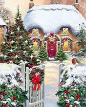 Cargar imagen en el visor de la galería, Punto De Cruz Diamante - Punto De Cruz Diamante - Acogedor En Invierno - Figuredart - Invierno Paisajes Punto De Cruz Diamante Paisajes