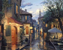 Cargar imagen en el visor de la galería, Punto De Cruz Diamante - Punto De Cruz Diamante - Vila Bajo La Lluvia - Figuredart - Ciudad Punto De Cruz Diamante Ciudades