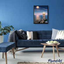 Cargar imagen en el visor de la galería, Punto De Cruz Diamante - Punto De Cruz Diamante - Faro De La Noche - Figuredart - Paisajes Punto De Cruz Diamante Paisajes