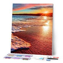 Cargar imagen en el visor de la galería, Punto De Cruz Diamante - Punto De Cruz Diamante - Espuma En La Playa - Figuredart - Paisajes Punto De Cruz Diamante Paisajes