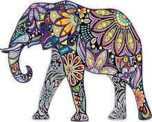 Cargar imagen en el visor de la galería, Punto De Cruz Diamante - Punto De Cruz Diamante - Pop Del Elefante - Figuredart - Arte Pop Elefantes Mascotas Punto De Cruz Diamante