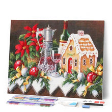 Cargar imagen en el visor de la galería, Punto De Cruz Diamante - Punto De Cruz Diamante - Vector De La Navidad - Figuredart - Cocina Navidad Punto De Cruz Diamante Cocina