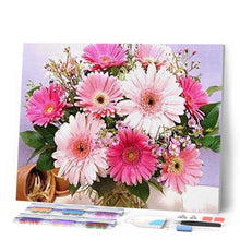 Cargar imagen en el visor de la galería, Punto De Cruz Diamante - Punto De Cruz Diamante - Ramo De Margaritas - Figuredart - Flores Punto De Cruz Diamante Flores
