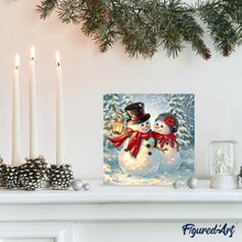 Cargar imagen en el visor de la galería, Punto De Cruz Diamante - Punto De Cruz Diamante - Muñecos De Nieve - Figuredart - Invierno Paisajes Punto De Cruz Diamante Paisajes