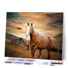 Cargar imagen en el visor de la galería, Punto De Cruz Diamante - Punto De Cruz Diamante - Caballo En La Oscuridad - Figuredart - Caballos Mascotas Punto De Cruz Diamante Animales