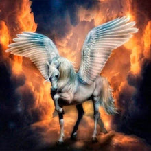 Cargar imagen en el visor de la galería, Punto De Cruz Diamante - Punto De Cruz Diamante - Caballo Volador - Figuredart - Caballos Mascotas Punto De Cruz Diamante Animales