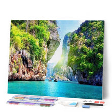 Cargar imagen en el visor de la galería, Punto De Cruz Diamante - Punto De Cruz Diamante - Isla Paradisíaca - Figuredart - Paisajes Punto De Cruz Diamante Paisajes